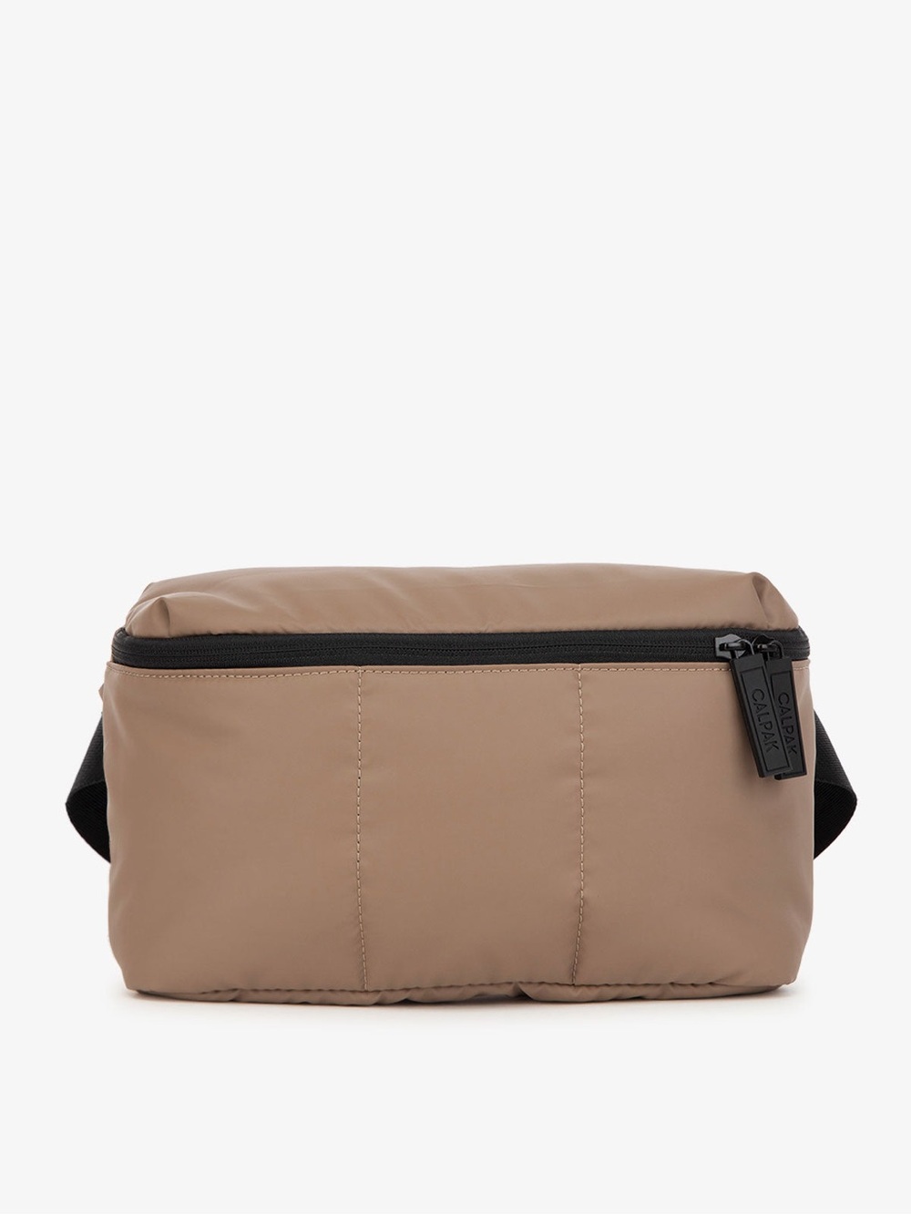 CALPAK Luka Belt Bag in Chocolate Quilted Crossbody - Picture 3 of 10